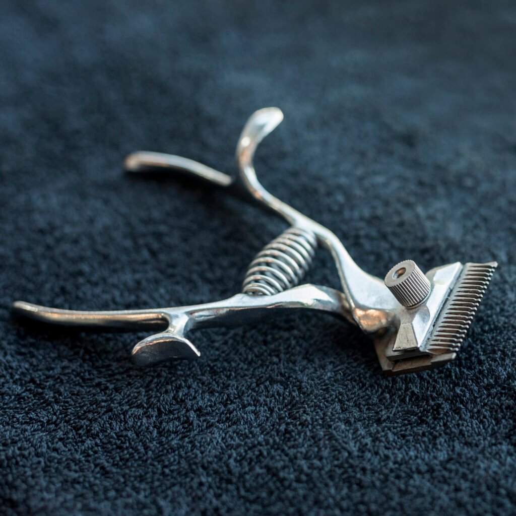 professional hairdresser tool trimming towel